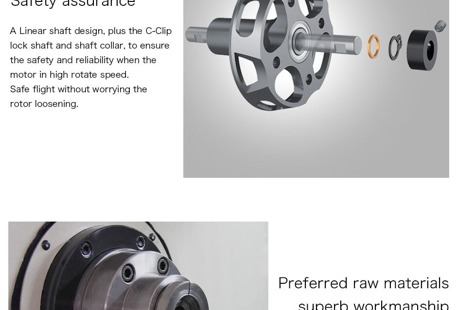 T-Motor AT2826 3D F3A Fixed Wing Long Shaft Brushless Motor-KV900