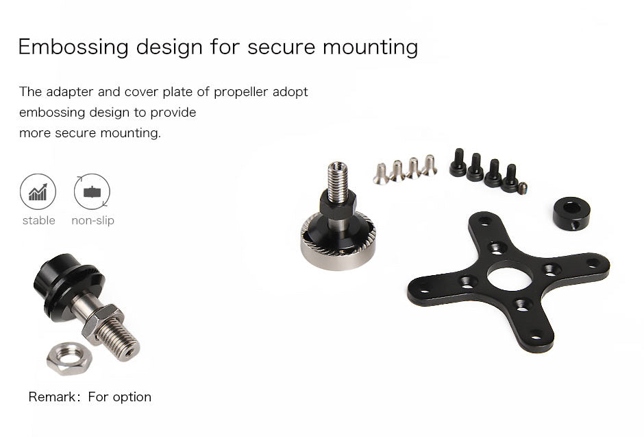 T-Motor AT2826 3D F3A Fixed Wing Long Shaft Brushless Motor-KV1100