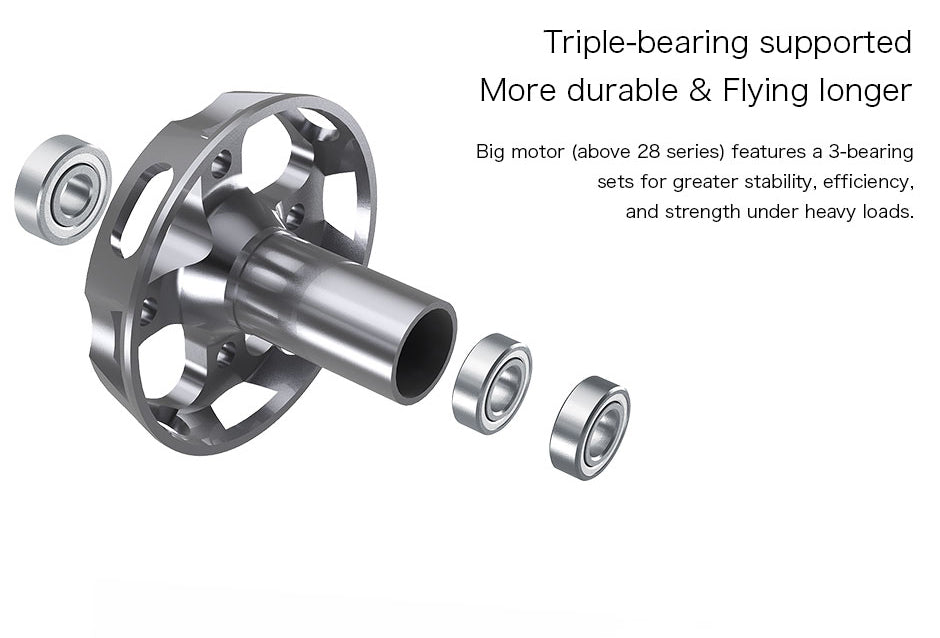 T-Motor AT2826 3D F3A Fixed Wing Long Shaft Brushless Motor-KV900