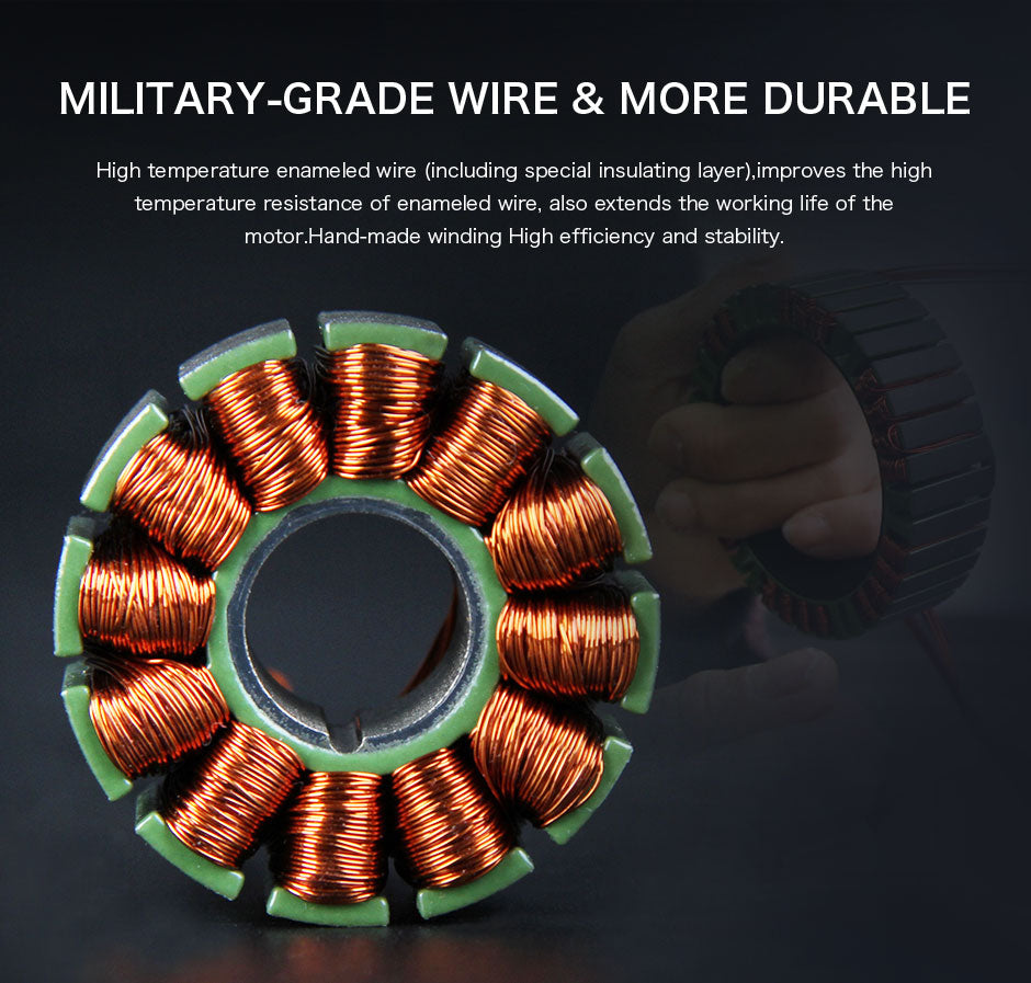 T-Motor AT4130 3D Fixed Wing Airplane Long Shaft Brushless Motor -KV450