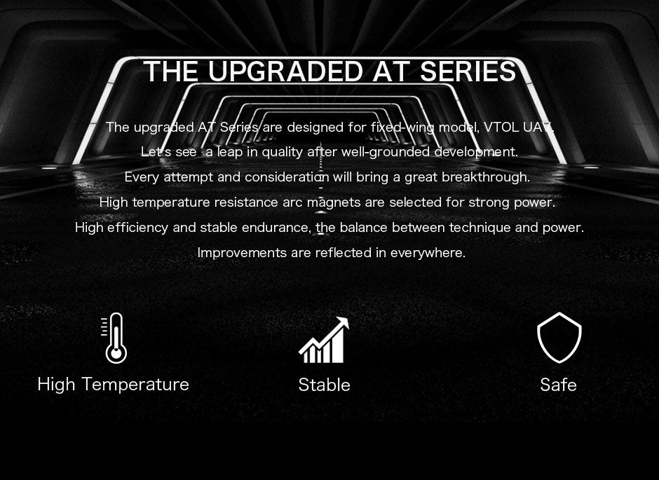 T-Motor AT4130 3D Fixed Wing Airplane Long Shaft Brushless Motor -KV450