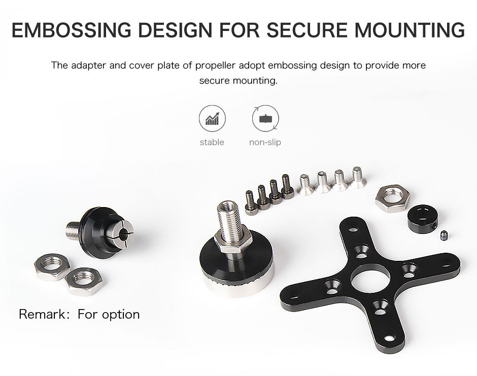 T-Motor AT4130 3D Fixed Wing Airplane Long Shaft Brushless Motor -KV230