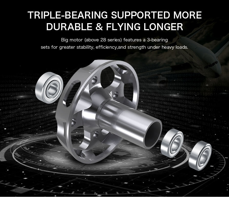 T-Motor AT4130 3D Fixed Wing Airplane Long Shaft Brushless Motor -KV230