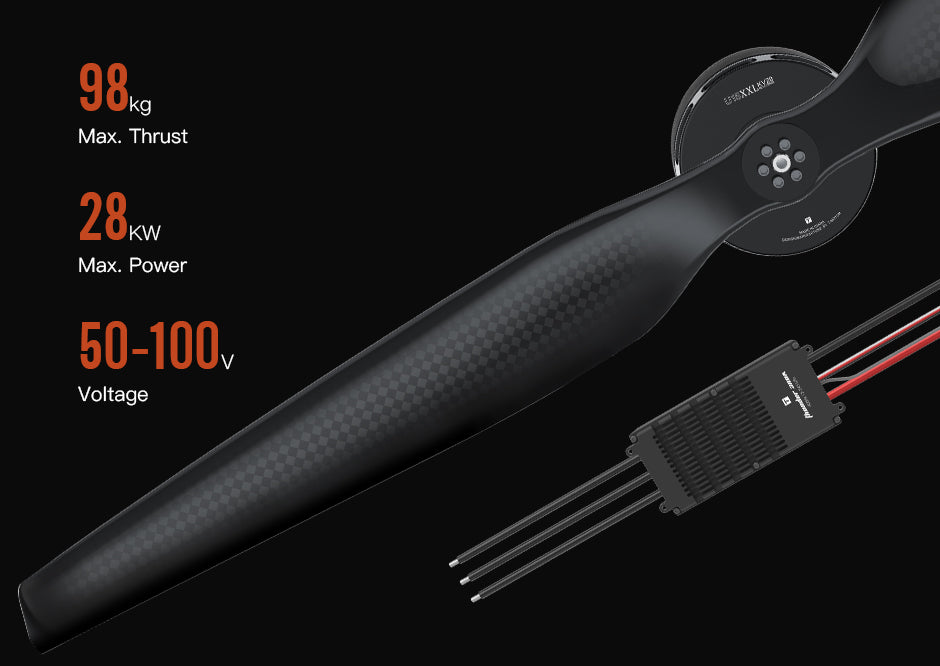 U15XXL Manned Aircraft Type UAV Motor 12-24S 29KV