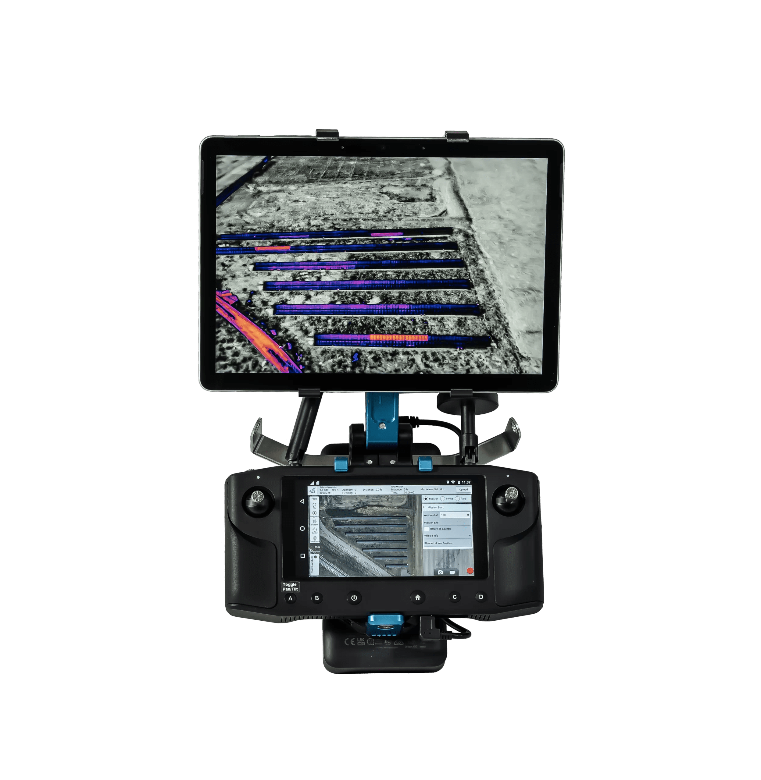 Vision Aerial Herelink Black Tablet Mount