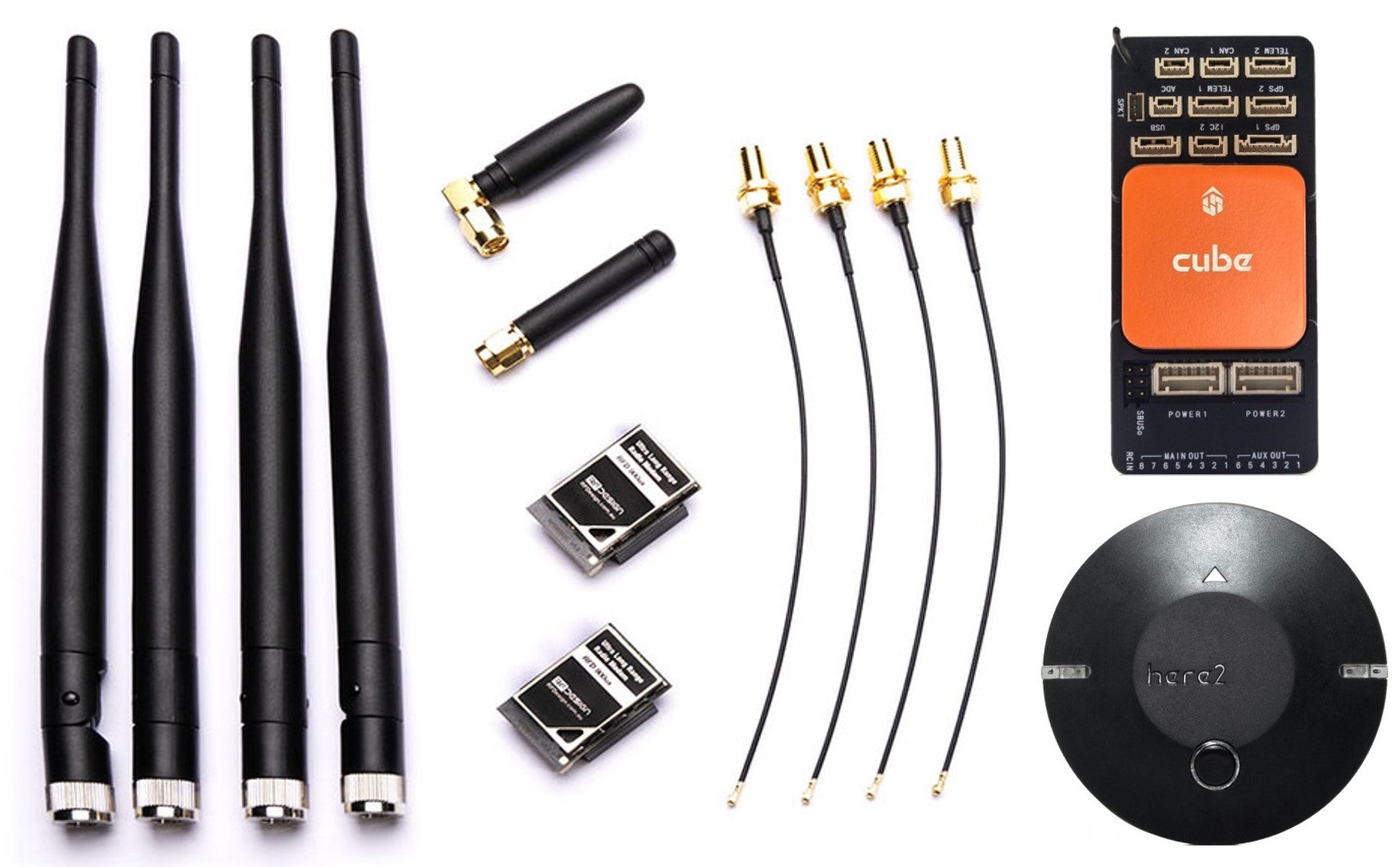 COMBO: Cube Orange (ADS-B) w/ Here2 & RFD900ux Telemetry Set