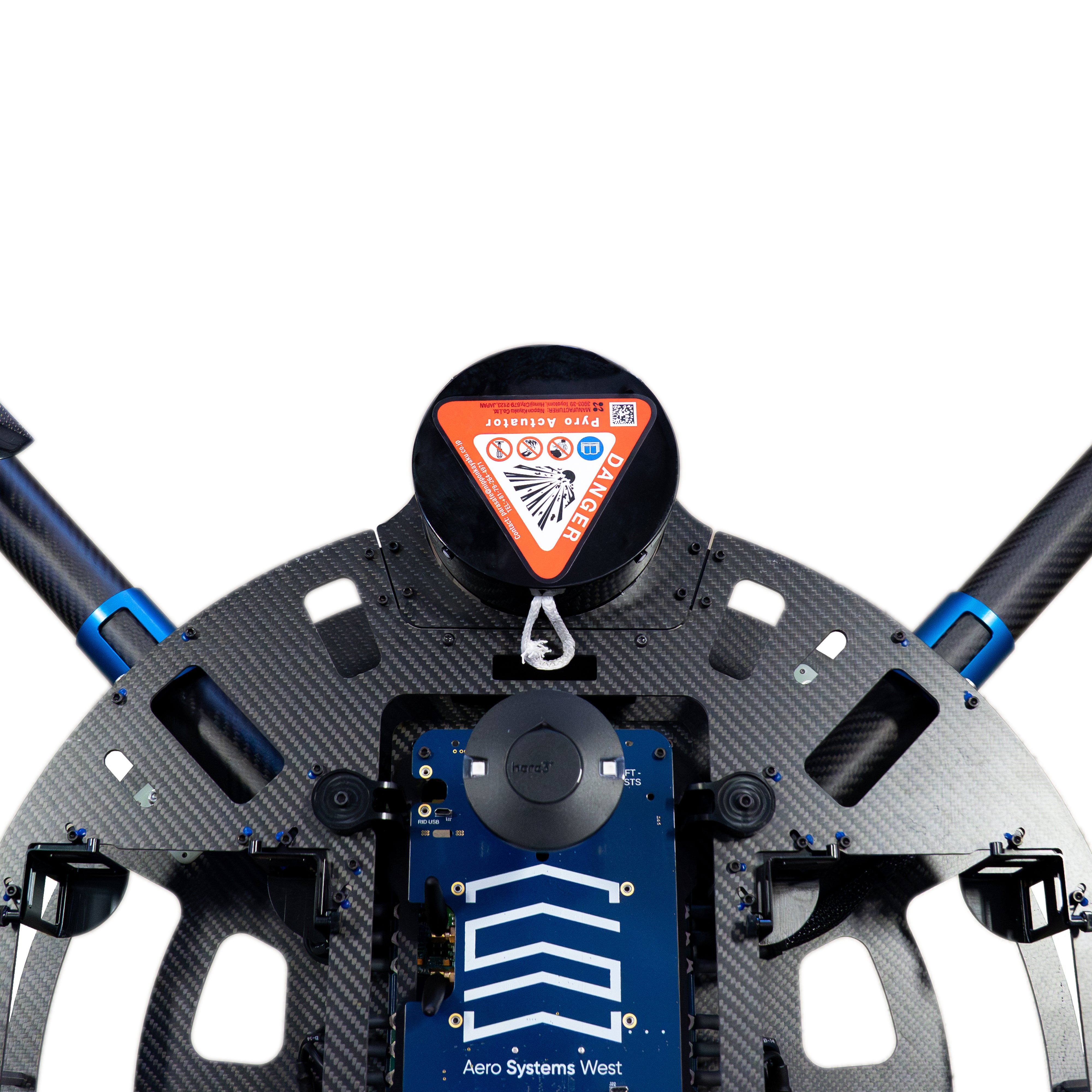 PARASAFE Emergency Parachute System with Trigger for Commercial Drones