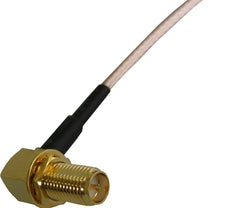 RF Extension Cable - RPSMA(M)R/A-RPSMA(F)R/A 15cm