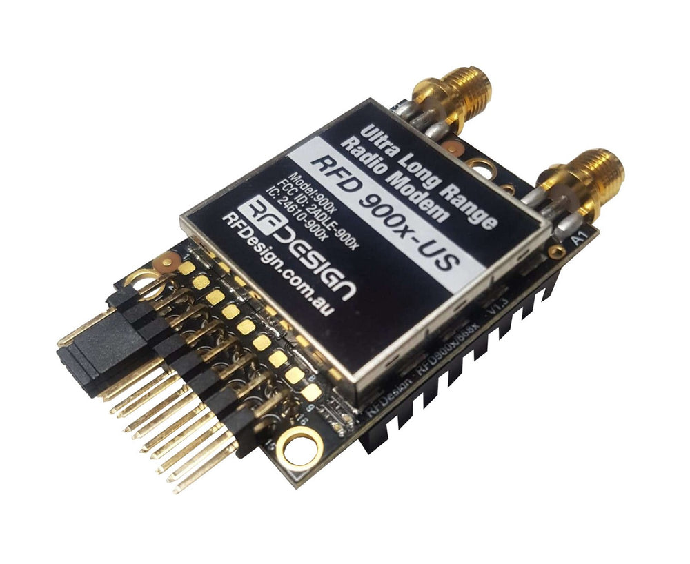 RFD900x-US Telemetry Modem Bundle (FCC Approved) Long Range UAV Radio ...