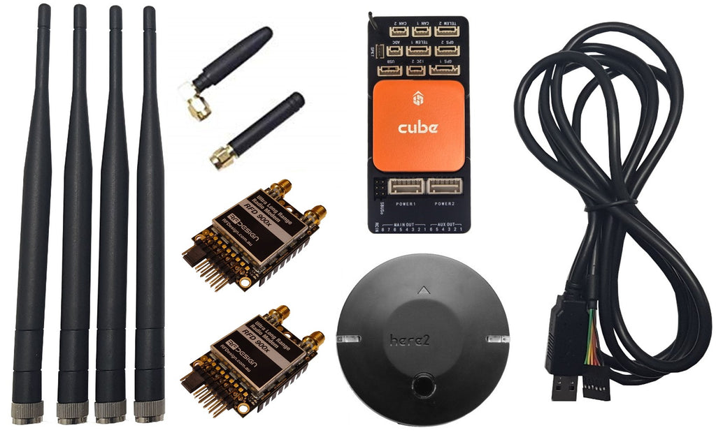 COMBO: Cube Orange (ADS-B) w/ Here2 & RFD900x Telemetry Set